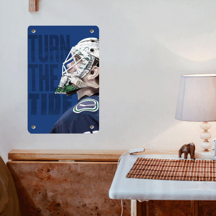 player nhl turn the tide Poster Metal print wall art