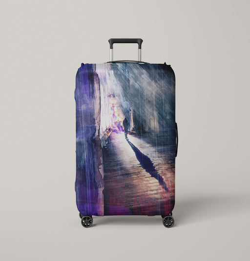 rainy day video game rockstar Luggage Covers | Suitcase