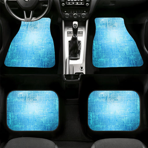 prototype of future technology pattern Car floor mats Universal fit