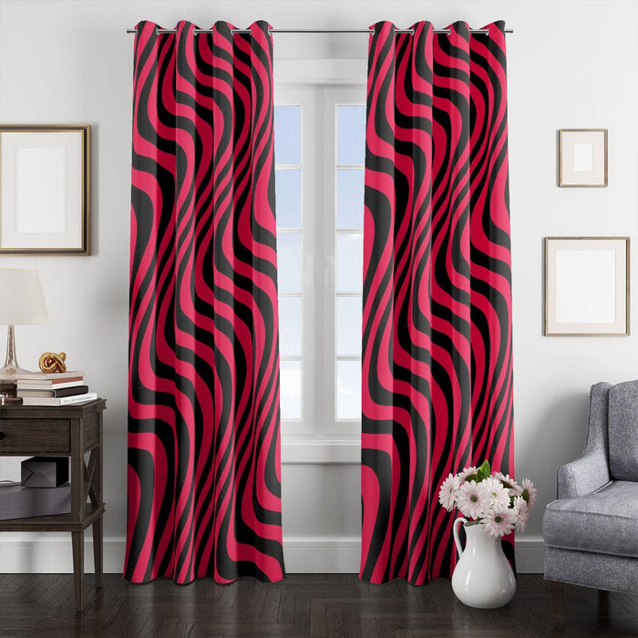 psichedelic pewdiepie ornament window Curtain