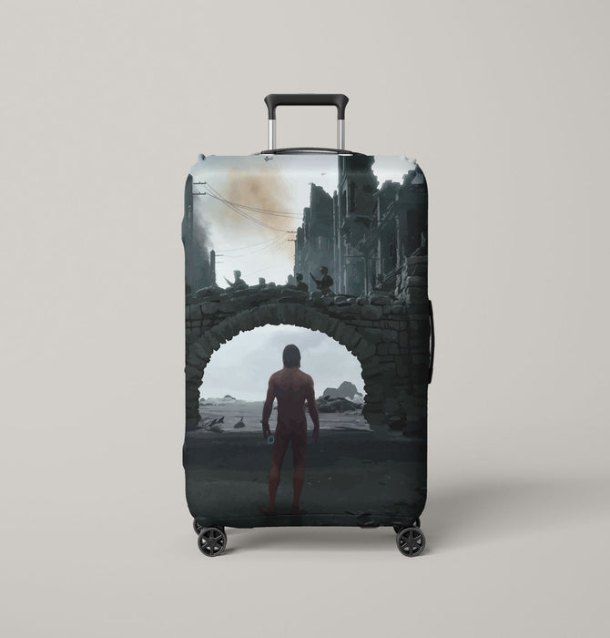 rare death stranding progress Luggage Covers | Suitcase