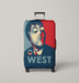 pop west family guy Luggage Covers | Suitcase