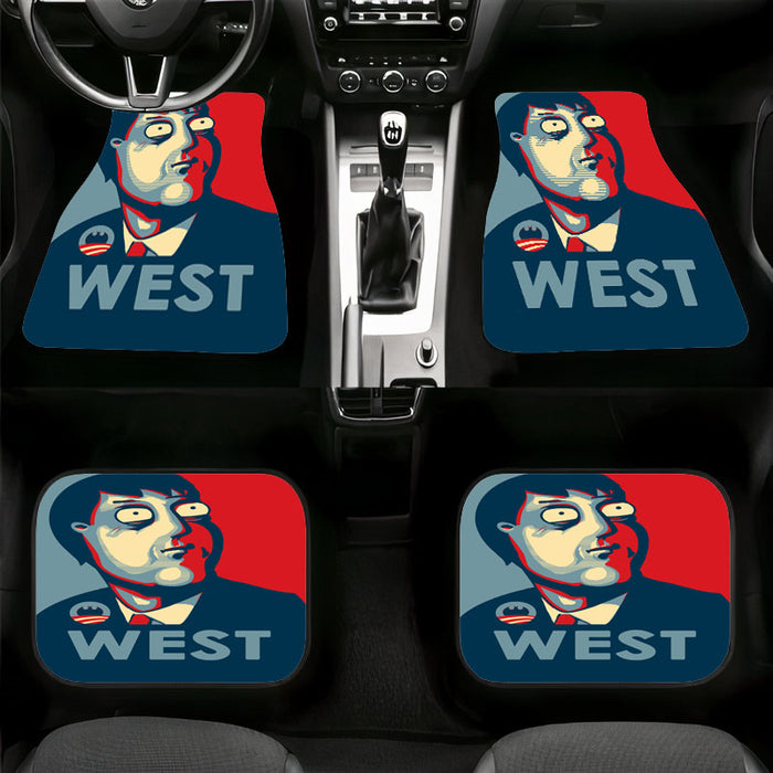 pop west family guy Car floor mats Universal fit