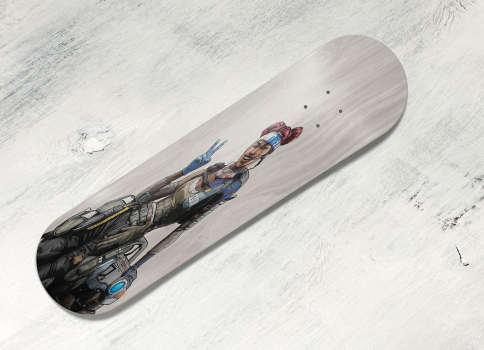 pose lifeline from apex legends Skateboard decks