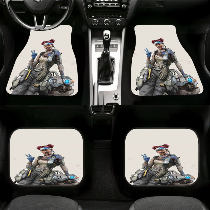 pose lifeline from apex legends Car floor mats Universal fit