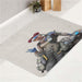 pose lifeline from apex legends bath rugs