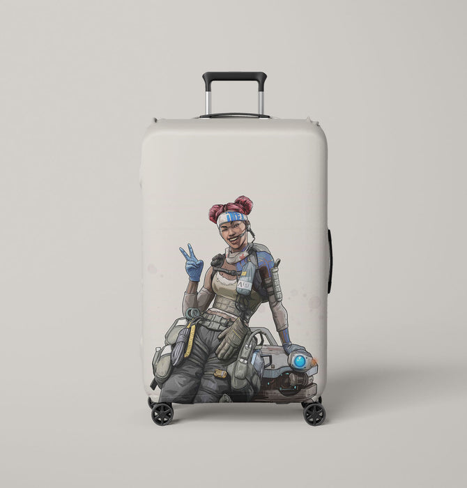 pose lifeline from apex legends Luggage Covers | Suitcase