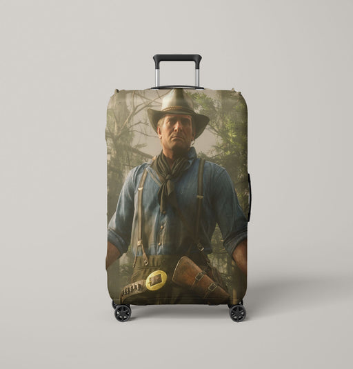 realistic game red dead redemption 2 Luggage Covers | Suitcase