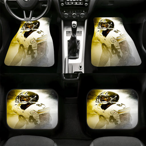 powerful player steelers nfl Car floor mats Universal fit