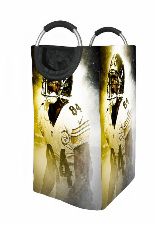 powerful player steelers nfl Laundry Hamper | Laundry Basket