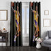 powerfull face kobe lakers window Curtain