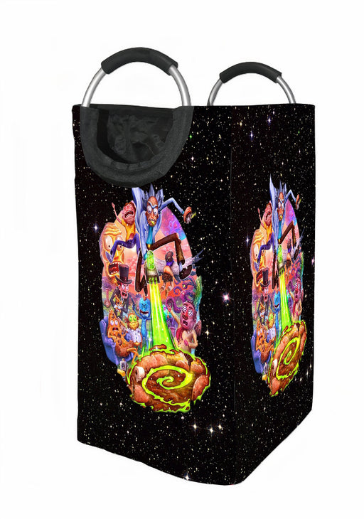 rick and morty galaxy Laundry Hamper | Laundry Basket