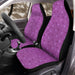 purple love heart Car Seat Covers