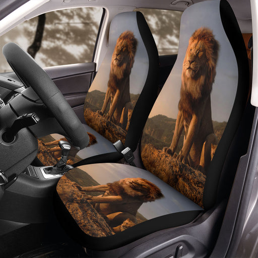 realistic view the lion king disney Car Seat Covers