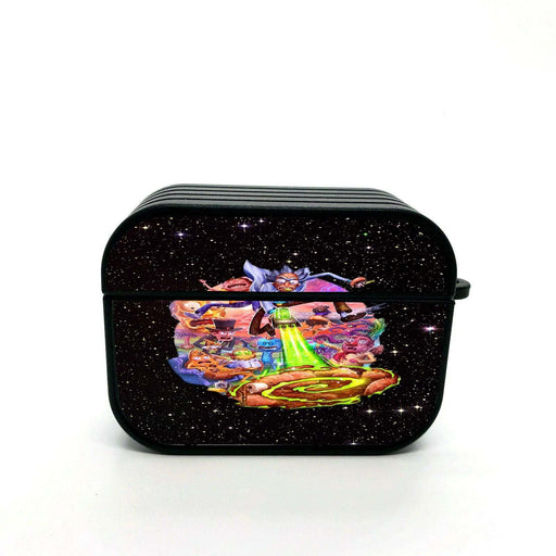 rick and morty galaxy airpods case