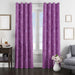 purple love heart window Curtain