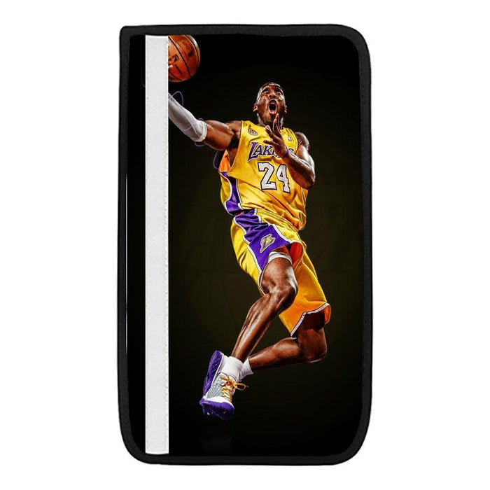 powerfull face kobe lakers Car seat belt cover