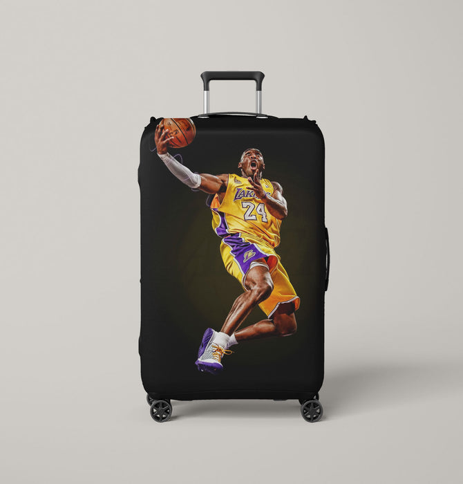 powerfull face kobe lakers Luggage Covers | Suitcase