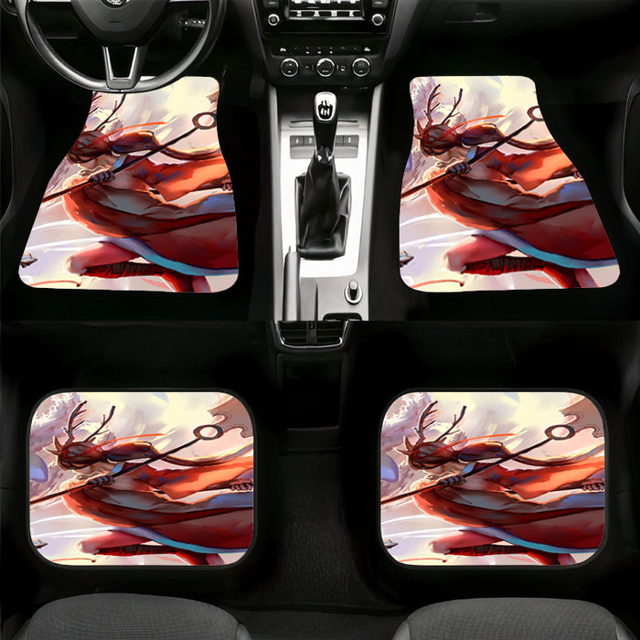 red angel ahri league of legends Car floor mats Universal fit