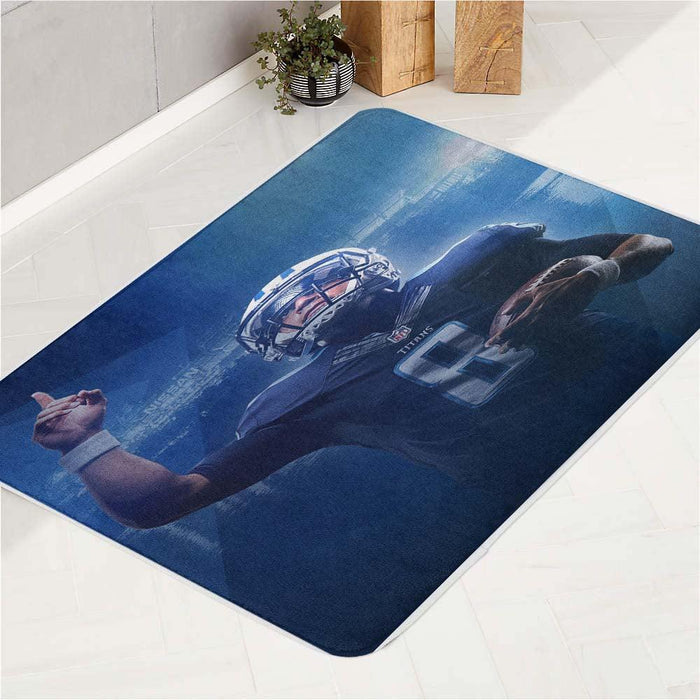 pray to god tennessee titans bath rugs