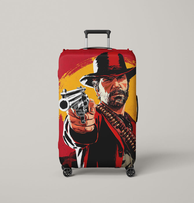 red dead redemption 2 arthur morgan handgun Luggage Covers | Suitcase