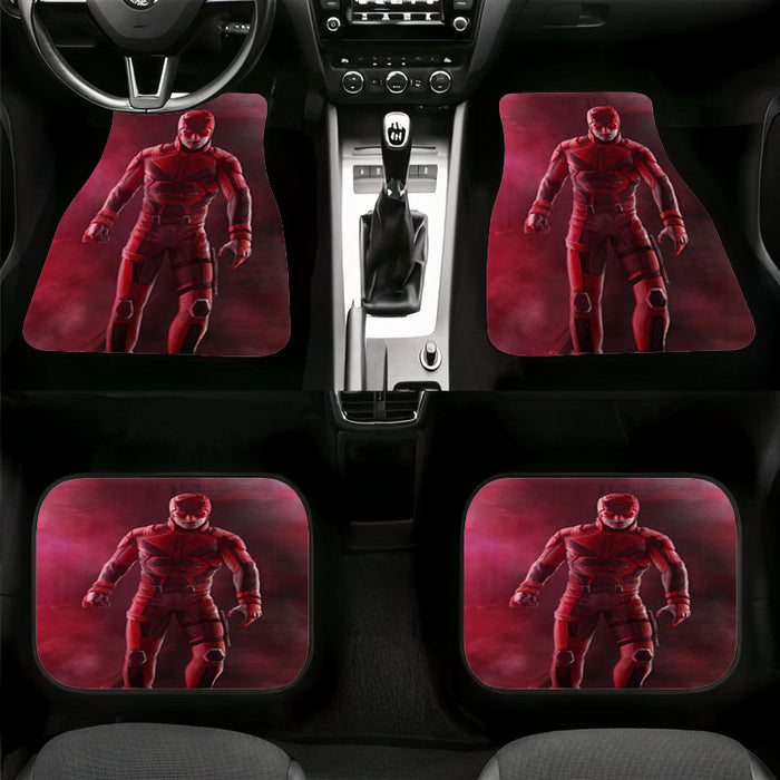 red fog daredevil art painting Car floor mats Universal fit