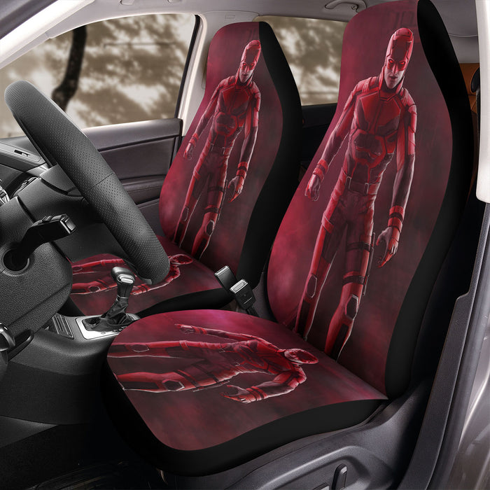 red fog daredevil art painting Car Seat Covers