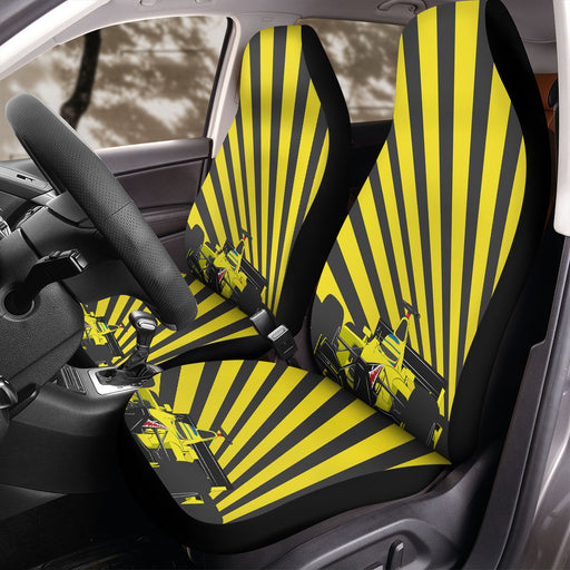 race of formula one pattern Car Seat Covers