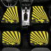 race of formula one pattern Car floor mats Universal fit