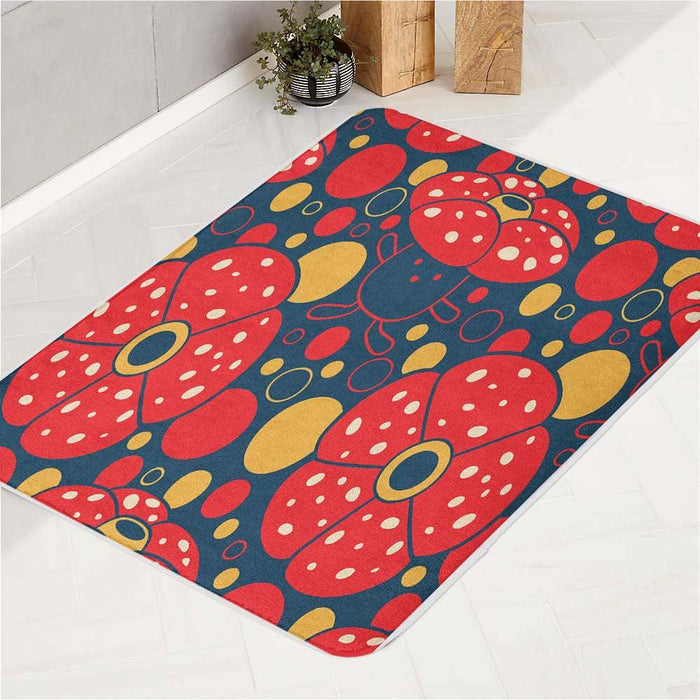 raflesia flower beautiful bath rugs