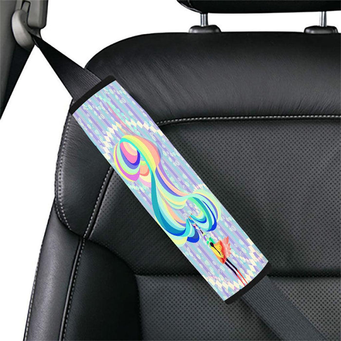 rainbow anime style for hatsune miku Car seat belt cover