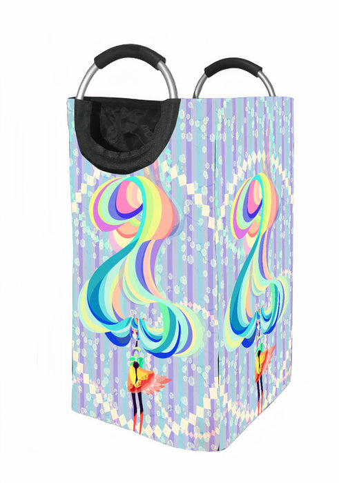 rainbow anime style for hatsune miku Laundry Hamper | Laundry Basket