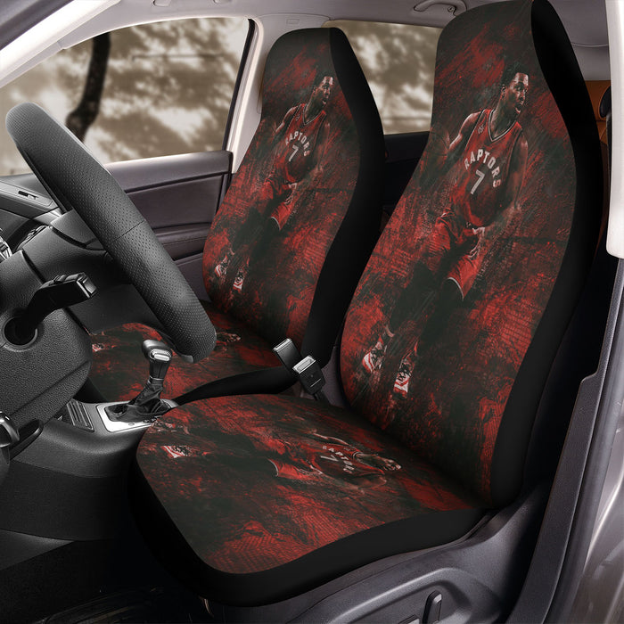 red toronto raptors seven number Car Seat Covers