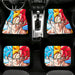 red yellow and blue fusion goku dragon ball Car floor mats Universal fit