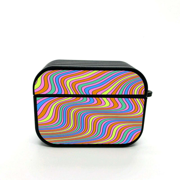 rainbow wave pop color airpods case