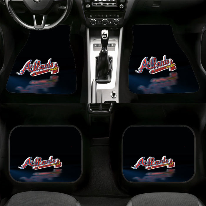 reflection atlanta braves logo Car floor mats Universal fit