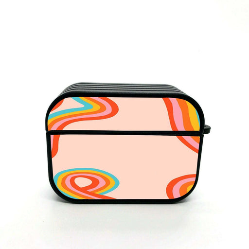 rainbow ways twirl shapes airpods case