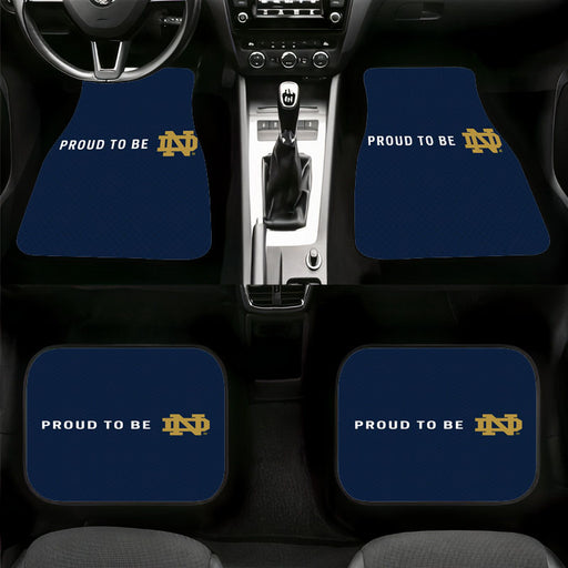 proud to be dn Car floor mats Universal fit