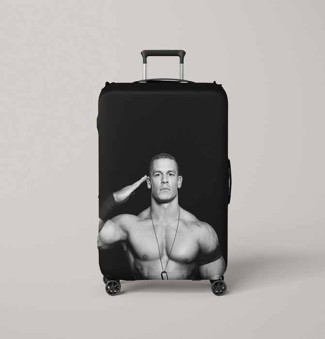 respect john cena as wwe athlete Luggage Covers | Suitcase