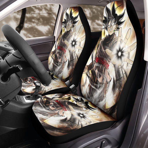 revolution black devil goku Car Seat Covers