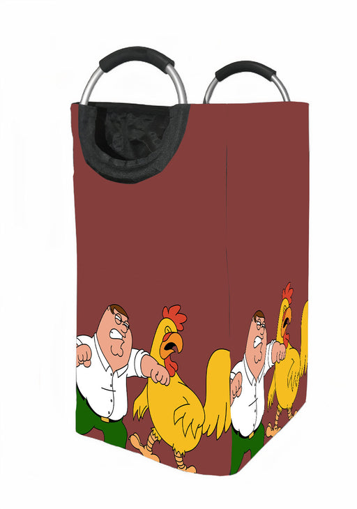 punch the chiken family guy Laundry Hamper | Laundry Basket