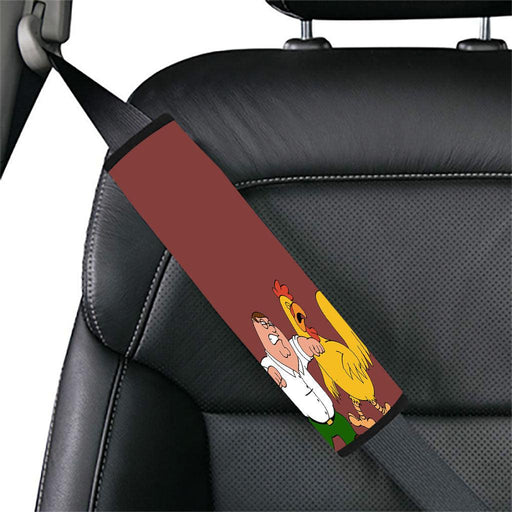 punch the chiken family guy Car seat belt cover - Grovycase