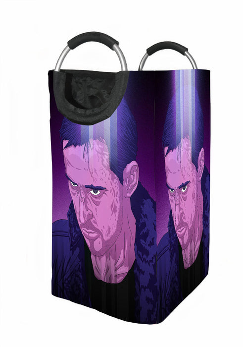 ryan gosling cartoon blade runner 2049 Laundry Hamper | Laundry Basket