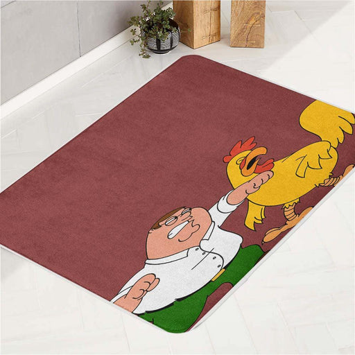 punch the chiken family guy bath rugs