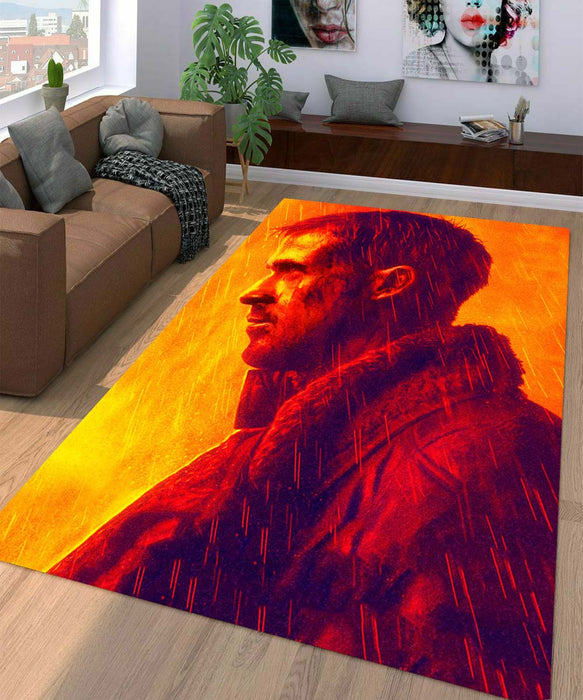 ryan gosling red light blade runner 2049 Living room carpet rugs