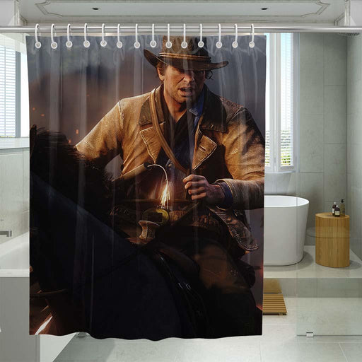 ryan gosling with car blade runner 2049 shower curtains