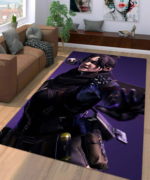 purple light wraith apex legends Living room carpet rugs