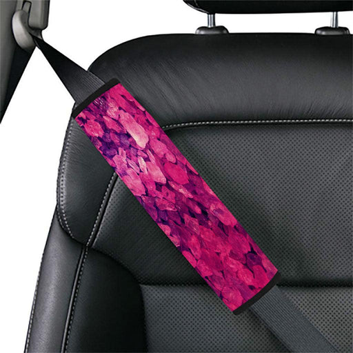 real crystal pink purple Car seat belt cover