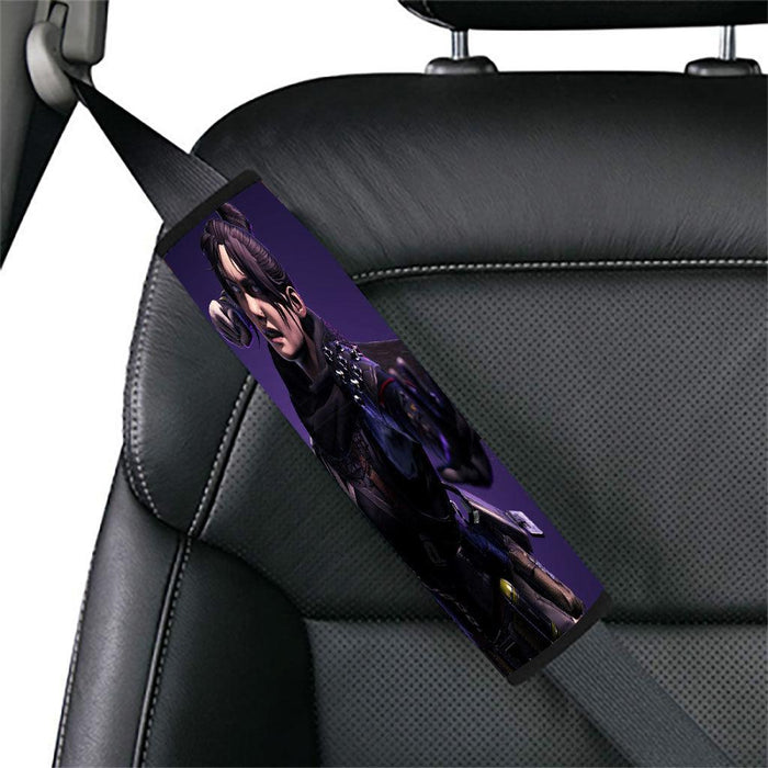 purple light wraith apex legends Car seat belt cover - Grovycase