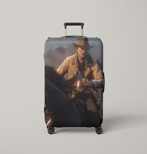 riding house red dead redemption 2 Luggage Covers | Suitcase